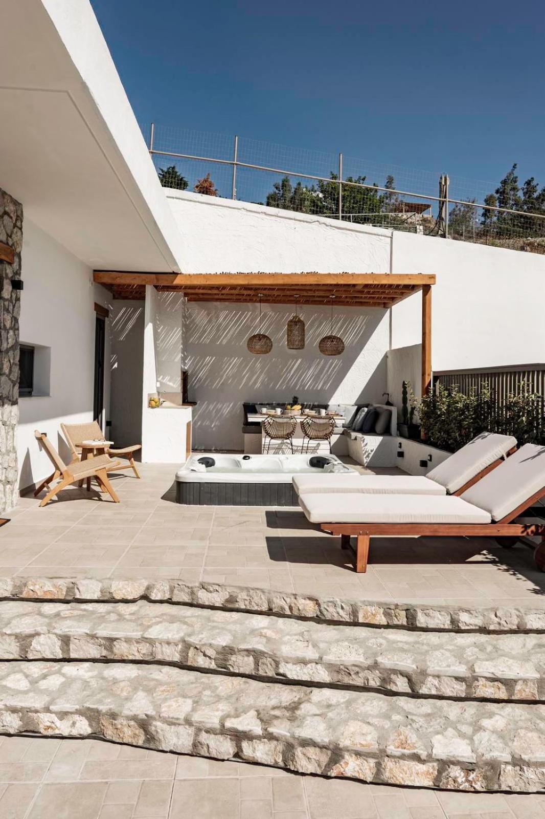 Lithos Luxury Villa アルハンゲロス エクステリア 写真